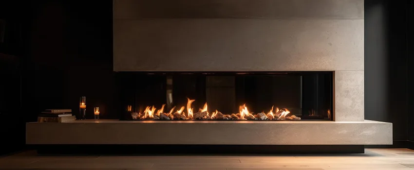 Gas Fireplace Ember Bed Design Services in Santa Cruz, California