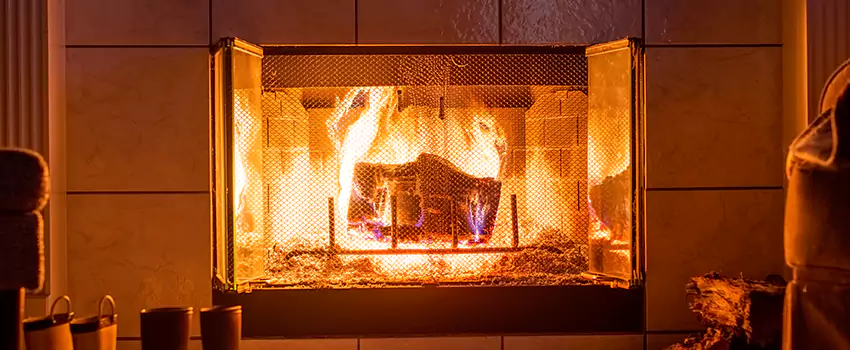 Mendota Hearth Landscape Fireplace Installation in Santa Cruz, California