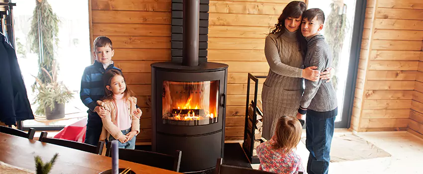 Morso Cast Iron Fireplace Insert Installation in Santa Cruz, California