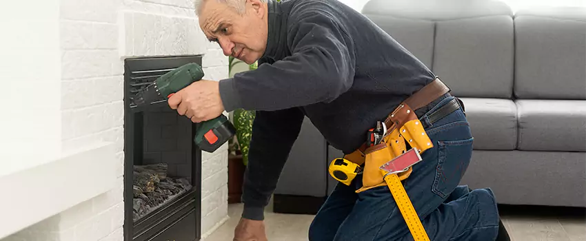 New Indoor Fireplace Installation in Santa Cruz, California